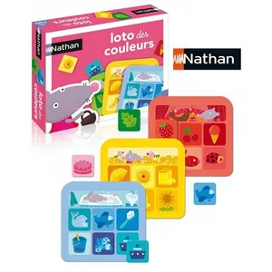 Comparateur de prix : Loto des couleurs Nathan - jeu éducatif pour enfants de 2 ans et plus