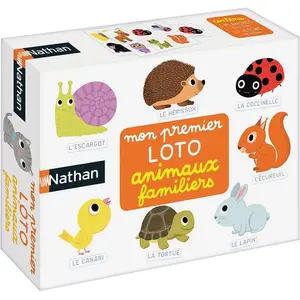 Comparateur de prix : NATHAN - Mon Premier Loto Animaux Familiers