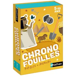 Jeu de cartes Nathan Chronofouilles pas cher