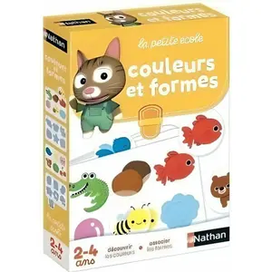 Comparateur de prix : NATHAN - 31402 - JEU EDUCATIF ET SCIENTIFIQUE - COULEURS ET FORMES TU