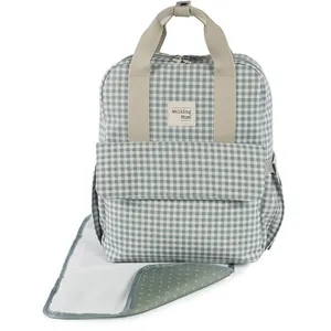 Sac à dos Love vichy - Walking Mum Vert pas cher