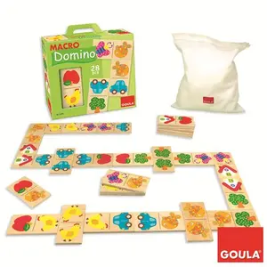 Dominos en bois pour bébé - Goula - Macro Domino - Mixte - A partir de 12 moisVendu parrue-du-commerce