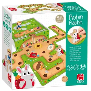 Jumbo Goula Jouet Educatif Diset Robin Rabbit 27 Pièces pas cher