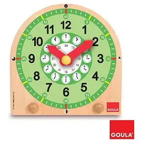 Jumbo Horloge éducative Goula pas cher