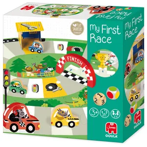 Comparateur de prix : Jumbo Jeu de société - GOULA - My first race - Course en bois - Apprentissage couleurs - 2 joueurs ou plus