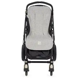 Sac Organiseur Poussette Walking Mum I Love Vichy - Noir 31x17x12cm - Poches Multiples