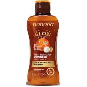 Protections solaires Babaria Solar Oil Monoi Tahiti Huile Lumineuse pas cher