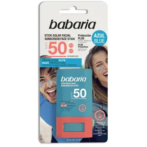 Babaria Stick Visage Bleu Solaire SPF50 20 gr pas cher