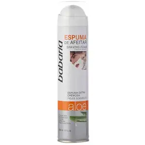 Babaria Mousse à raser Aloe Sensitive Skin 300ml pas cher