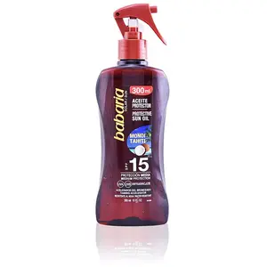 Huile protectrice Monoi Tahiti Babaria SPF 15 (300 ml) Multicolore