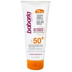 Comparateur de prix : Solar Crema cara y escote - Babaria Protection solaire 75 ml