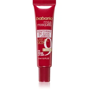 Babaria Rosa Mosqueta crème contour yeux et lèvres 9 effets 15 ml pas cher