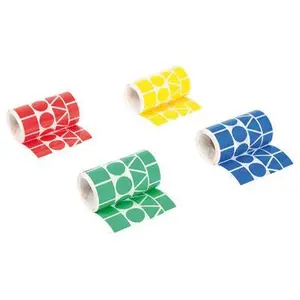 Comparateur de prix : APLI Kids Gommette Geometrique Assorti - Lot De 4 Rouleaux