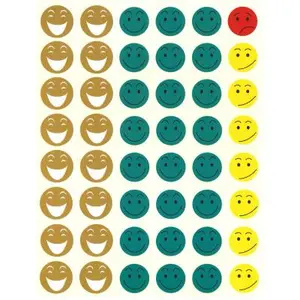 APLI AGIPA Gommettes - Sourires & expressions x 144Vendu parfnac