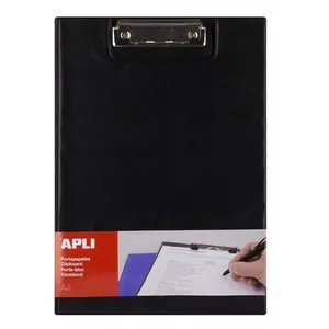 Porte Bloc Avec Rabat A4 Noir Apli 17204 pas cher