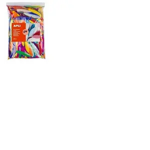 Comparateur de prix : Apli kids 17445 - Sachet de 500 plumes type oie de couleurs assorties