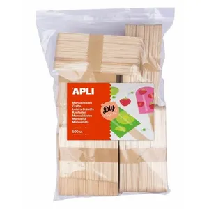 APLI Kids 800 bâtons bois naturel