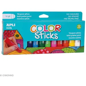 Comparateur de prix : APLI AGIPÄ 12 tubes de gouache