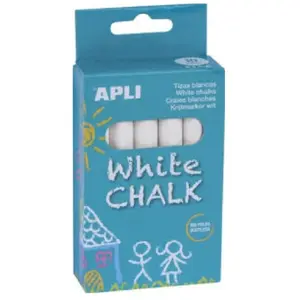 Comparateur de prix : Apli Pochette 10 craies blanches
