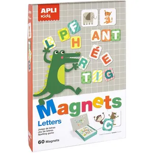 Set de 60 magnets Apli Kids Lettres pas cher