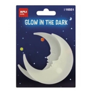 Comparateur de prix : APLI Kids- Étoiles Sachet d'autocollants lunes luminescentes, 16551