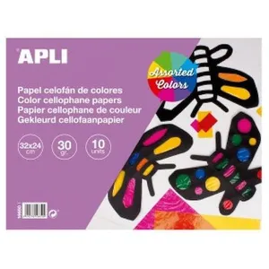 Comparateur de prix : Apli Bloc papier cellophane 32x24cm