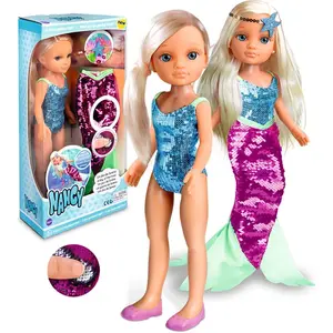 Nancy - Un Jour de Sirène, Poupée Submersible dans l'eau, pour Garçons et Filles À partir de 3 Ans (Famosa 700014762)