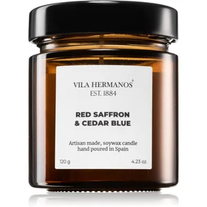 Vila Hermanos Apothecary Red Saffron & Cedar Blue bougie parfumée 150 ...