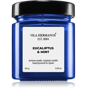 Vila Hermanos Apothecary Cobalt Blue Eucalyptus & Mint bougie parfumée...