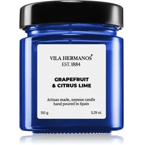 Vila Hermanos Apothecary Cobalt Blue Grapefruit & Citrus Lime bougie p... pas cher