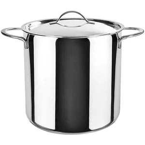 IBILI - Marmite très haute avec couvercle Noah, 26 cm, Acier inoxydable 18/10, Compatible avec l’induction pas cher