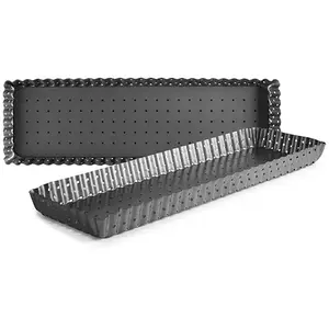 IBILI MOULE RECTANGULAIRE PERFORE CROUS 35X11 CM pas cher