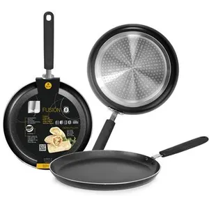Comparateur de prix : Poêle à crêpes - IBILI - Fusion - 22 cm - Aluminium - Antiadhésif - Compatible induction