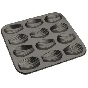 Plaque 12 Madeleines Moka 21x24 Ibili - 820502 Ibili pas cher