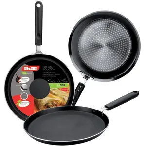 Comparateur de prix : Poêle à Crêpes Aluminium/Inox Ibili 405820 Indubasic 20 cm