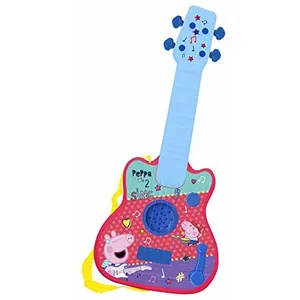 Comparateur de prix : REIG Guitare - Peppa Pig - Modèle Peppa Pig - Couleur Bleu - Couleur Rose - Guitare classique