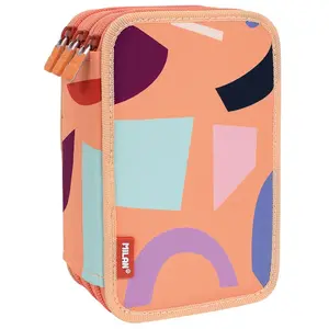 Comparateur de prix : MILAN® Plumier 3 étages avec contenu série spéciale Fun Animaux orange