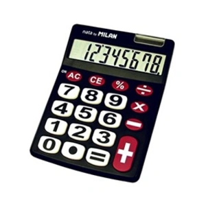 Comparateur de prix : Milan 151708BL Blister Calculatrice Electronique 8 chiffres Touches grands