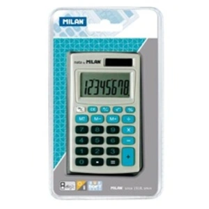 MILAN Calculatrice Milán avec étuis bleu 10x7 pas cher