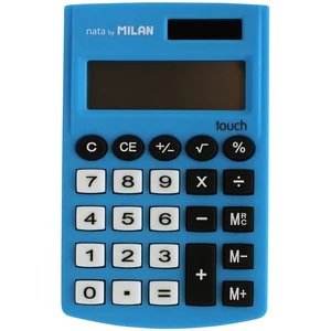 MILAN Blister calculatrice Pocket bleue 8 chiffres avec étui