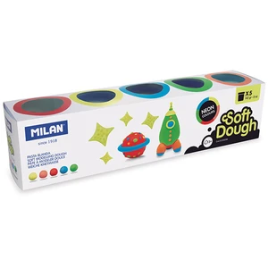 Comparateur de prix : MILAN 913505N Caja 5 frascos Neon Soft Dough, Coloris Fluo, 5 botes 142gr