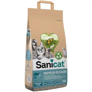 Comparateur de prix : 10L Sanicat Cellulose Katzenstreu