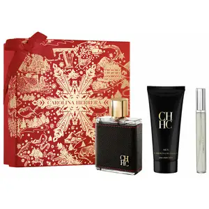 Set de parfum pour femmes Carolina Herrera Ch Men Edt 3 pièces  pas cher