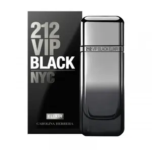 212 VIP Black Elixir - Carolina Herrera Eau De Parfum Spray 200 ml pas cher
