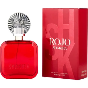 Shakira Perfumes - ROJO by Shakira Eau de Parfum Pour Femme - Longue Durée - Parfum Puissant, sensuel et charmant - Notes florales, épicées et ambrées - Idéal pour la journée - 80 ml pas cher