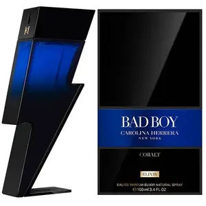 Comparateur de prix : Carolina Herrera Bad Boy Cobalt Elixir - Eau de parfum ambrée aromatique 