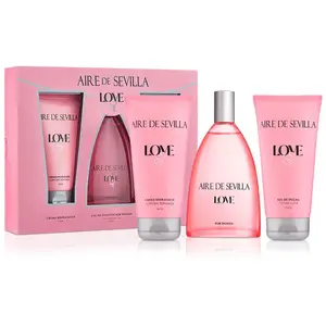 Comparateur de prix : Set De Parfum Femme Aire Sevilla Love (3 Pcs)