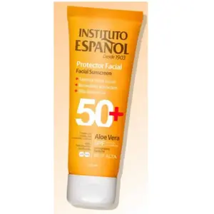 Instituto Español Crème solaire visage à l’Aloe Vera en tube Spf 50+ pas cher
