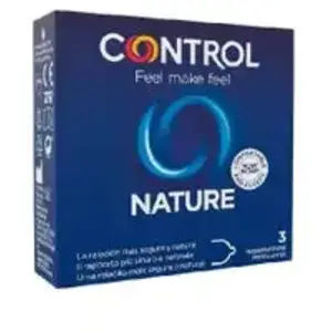 Préservatifs nature control (3 uds) pas cher