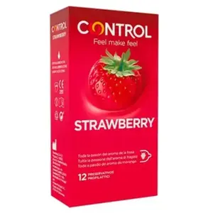 Préservatifs control 43224 fraise (12 uds) pas cher